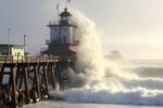 Santa Cruz Wharf Partially Collapses Amid High Surf